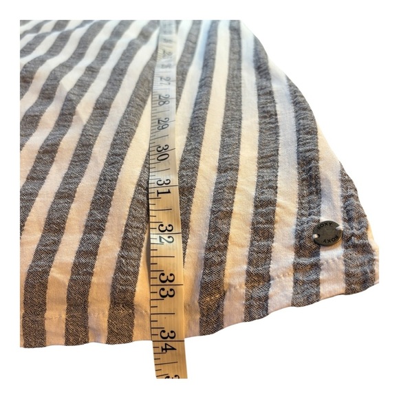 Roxy Blind Dreams Faux Wrap Striped Bell Sleeve Dress Size Small Woman’s/Juniors - Picture 9 of 16